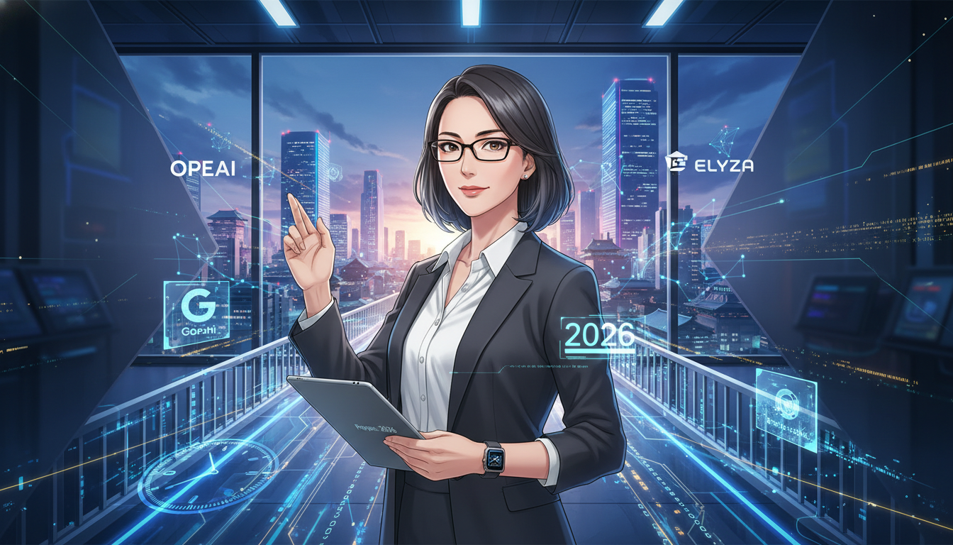 2026年のAIトレンド予測｜OpenAI・Google・ELYZAの動向とビジネス活用術