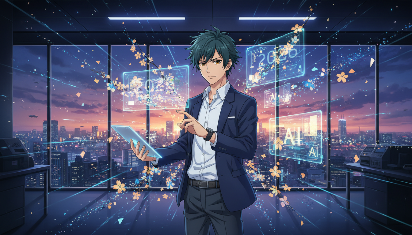 2026年のAI市場予測と最新トレンド：ICT市場3.5兆円超への急成長と活用事例