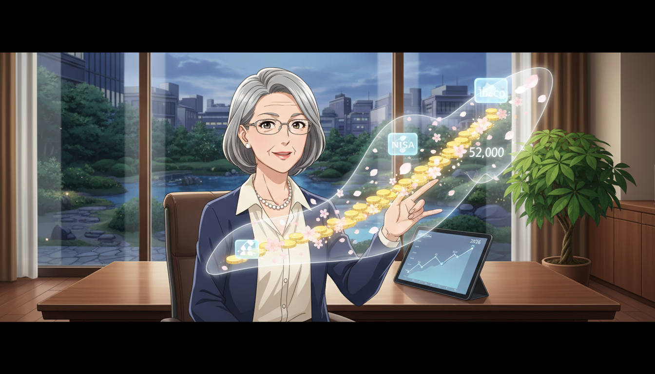 2026年のNISA・iDeCo活用術！日経平均52,000円時代の投資戦略