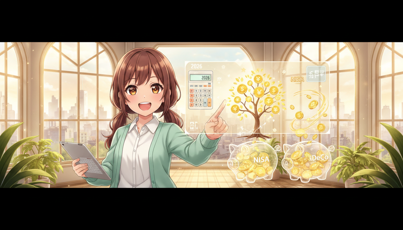 2026年最新NISA・iDeCo改正ガイド｜5.2万ドルの壁と10年ルールの活用法