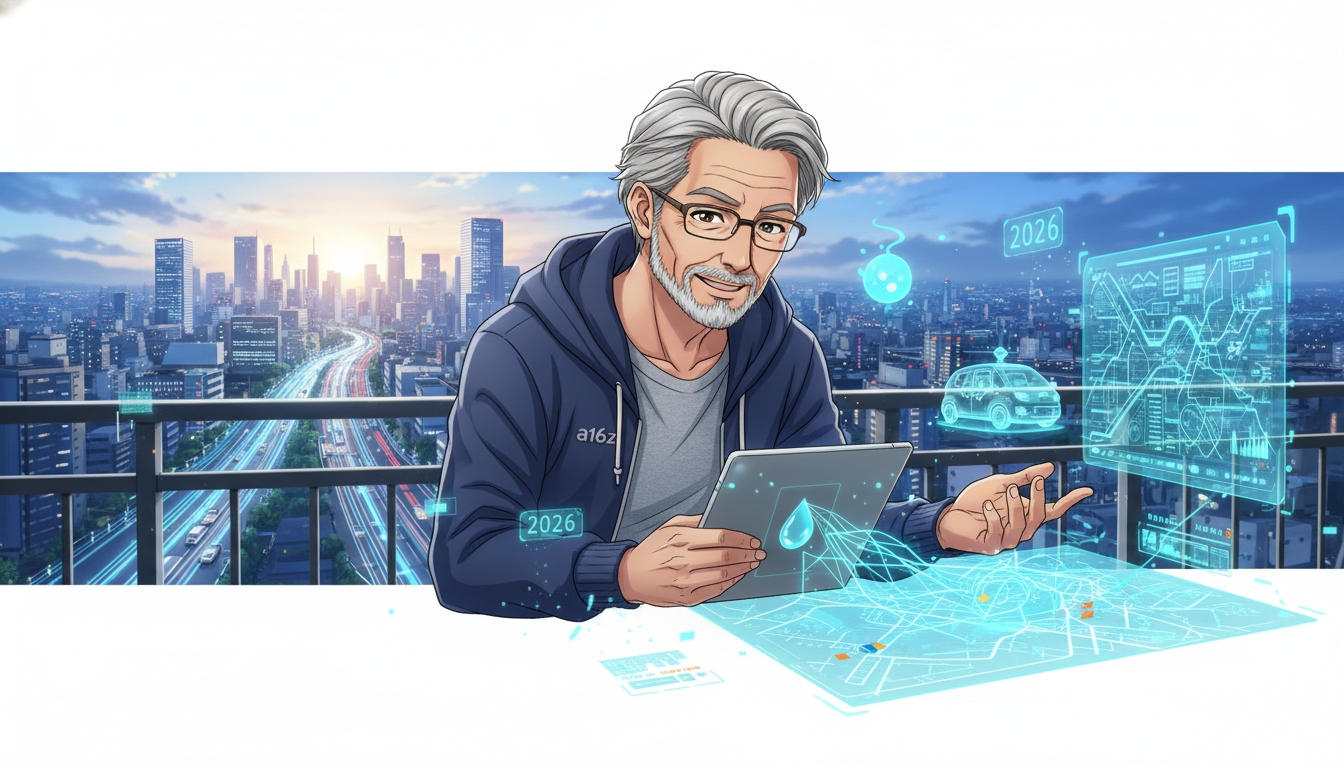 2026年AI投資トレンド：Waymo160億ドル調達とa16zが注力するVertical AI